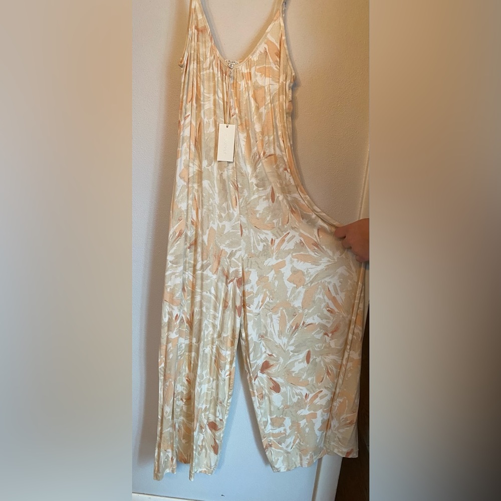 Brand new Z Supply romper- SIZE MEDIUM with wide leg float pant